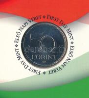 2006. 50Ft Cu-Ni "1956-os forradalom" első napi veret + 500Ft "EC 3679853" bankj...