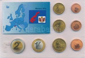 Monaco 2015. 1c-2X próbaveret érmeösszeállítás eredeti fóliacsomagolásban T:UNC
Monaco 2015. 1Ceros...