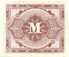 Németország szövetségi megszállás alatt 1944. 1/2M USA-nyomat kilencjegyű sorszámmal T:I