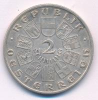 Ausztria 1928. 2Sch Ag "100 éve halt meg Schubert" T:XF patina Austria 1928. 2 Schilling A...
