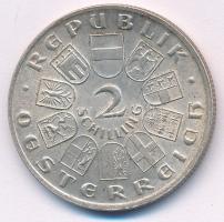 Ausztria 1928. 2Sch Ag "100 éve halt meg Schubert" T:XF patina Austria 1928. 2 Schilling A...