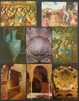 Kb. 100 db MODERN művész motívum képeslap / Cca. 100 modern art motive postcards