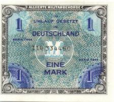 Németország szövetségi megszállás alatt 1944. 1M szovjet nyomat kilencjegyű sorszámmal T:I