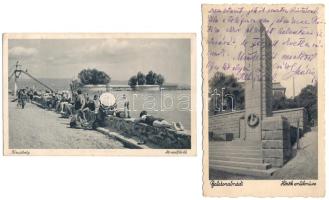 Balaton - 22 db főleg régi képeslap vegyes minőségben