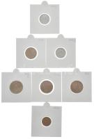 Szlovákia 1939. 10h + 1942-1943. 20h Al (2xklf) + 1941. 50h Cu-Ni + 1941-1945. 1K Cu-Ni (3xklf) T:UNC,AU Slovakia 1939. 10 Halierov + 1942-1943. 20 Halierov Al (2xdiff) + 1941. 50 Halierov Cu-Ni + 1941-1945. 1 Koruna Cu-Ni (3xdiff) C:UNC,AU