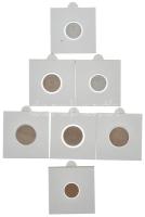 Szlovákia 1939. 10h + 1942-1943. 20h Al (2xklf) + 1941. 50h Cu-Ni + 1941-1945. 1K Cu-Ni (3xklf) T:UN...