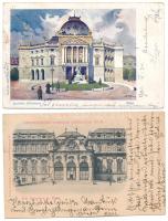 Wien, Vienna, Bécs; - 14 pre-1905 postcards