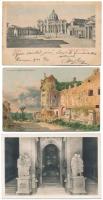 64 db RÉGI olasz város képeslap vegyes minőségben / 64 pre-1945 Italian town-view postcards in mixed quality