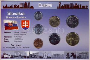 Szlovákia 1994-2003. 10h-10K 7klf db, bemutató szettben T:1