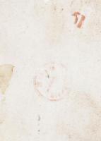 Fajansz kiöntő figurális díszítéssel. Matricás, jelzett, hibátlan 15 cm