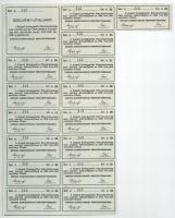 Szeged 1923. "A Szegedi Bankegyesület Részvénytársaság" részvénye 3000K-ról, szelvényekkel...