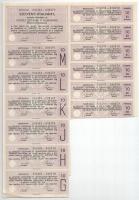 Újpest 1930. "Egyesült Izzólámpa és Villamossági Részvénytársaság" 10 részvénye egyben, ös...