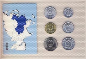 Kína 1984-2001. 1F-1Y 6klf db, bemutató szettben T:1