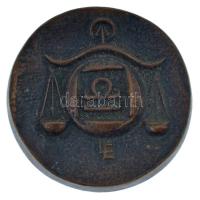 Ligeti Erika (1934-2004) DN "Mérleg hava" bronz emlékérem (40mm) T:AU