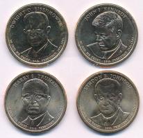 Amerikai Egyesült Államok 2015D-P 1$ Cu-Ni-Zn "Elnöki Dollárok - Harry S. Truman, Dwight D. Eisenhower, John F. Kennedy, Lyndon B. Johnson" (4xklf) kapszulában T:UNC USA 2015D-P 1 Dollar Cu-Ni-Zn "Harry S. Truman, Dwight D. Eisenhower, John F. Kennedy, Lyndon B. Johnson" (4xdiff) in capsules C:UNC