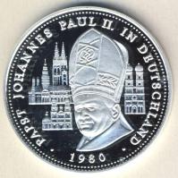 Németország DN "II. János Pál pápa Németországban" Ag 20,4g emlékérem T:PP