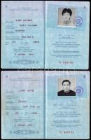 1985 Magyar Népköztársaság által kiállított 2 db útlevél