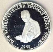 Németország DN "Thomas Mann halála" Ag 20,4g emlékérem T:PP