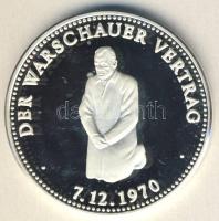 NSZK DN "Varsói szerződés" Ag 20,4g emlékérem T:PP