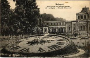 1913 Budapest XIII. Margitsziget, Járó virágóra