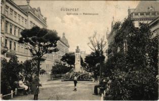 1910 Budapest VI. Gyár utca (Liszt Ferenc tér), Irinyi Dániel szobor (EK)