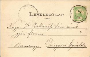 1904 Feketehegy-fürdő, Feketehegy, Schwartzenberg, Cernohorské kúpele (Merény, Vondrisel, Nálepkovo)...