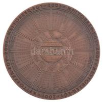 2001. "Széchenyi István / Naptár" bronz emlékérem a a baki milleniumi zászló átadására és ...
