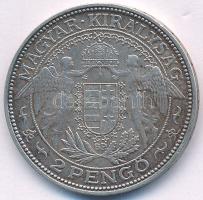 1938. 2P Ag "Madonna" T:XF patina
Adamo P7