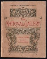 The National Gallery. The Great Galleries of Europe. London, 1907, Cassel & Co. Ltd., 64 p. Egészoldalas, fekete-fehér képekkel illusztrálva. Angol nyelven. Kiadói papírkötés, sérült fűzéssel, a könyvtesttől elvált borítóval.