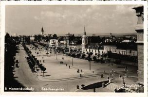 1941 Marosvásárhely, Targu Mures; Széchenyi tér, zsinagóga / square, synagogue