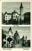 1942 Marosvásárhely, Targu Mures; Városháza, utca részlet / town hall, street view (EK)