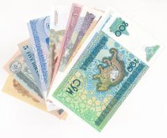 10db-os vegyes külföldi bankjegy tétel, közte Kambodzsa, Tádzsikisztán, Afganisztán, Dnyeszter-menti...