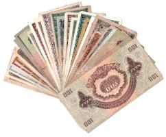 29db vegyes magyar korona, pengő, adópengő, Vörös Hadsereg pengő bankjegy T:AU-VG