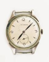 Nivram kézi felhúzós karóra, másodpercmutatós, szíj nélkül, működik, d: 33 mm