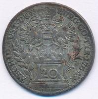 Ausztria 1764. 20kr Ag "Mária Terézia" T:VF Austria 1764. 20 Kreuzer Ag "Maria Theres...