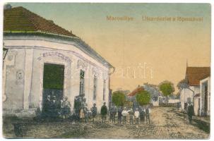 Marosillye, Maros-Illye, Ilia; utca és főposta / street and post office (fl)