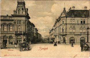 1900 Szeged, Híd utca, Fodor József, Fehn Gyula és Társai üzletei, cipő üzlet. Kiadja Römmler & Jonas (EB)