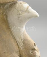 Lechner Ödön (1845-1914): Az iparművészeti múzeum főlécsőházának szecessziós kerámia korlát dísze. K...