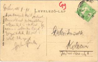 1911 Gyalár, Ghelari; Retyisórai völgyhíd, iparvasút, bányavasút végállomása. Adler fényirda / Retis...