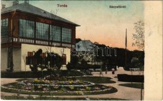 1911 Torda, Turda; Bányafürdő. Fodor Domokos kiadása / spa, bath (r)