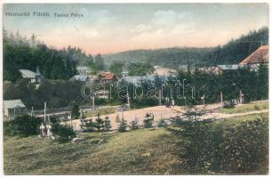 1912 Homoródfürdő, Homoród-fürdő, Baile Homorod; Tenisz pálya. Dragomán cég kiadása / tennis court, sport (EK)