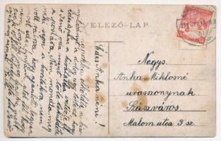 1918 Székelyudvarhely, Odorheiu Secuiesc; A románok betörése Erdélybe, Gazdák Biztosító Szövetkezeté...