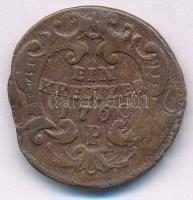 Csehország / Történelmi tartomány 1760P 1kr Cu "Mária Terézia" technológiai hibás veret (z...