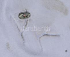 PK jelzéssel: kerámia cukortartó edényke. Mázas kerámia, kézzel festett, jelzett, hibátlan d: 12 cm,...