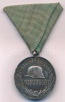 1929. "Magyar Háborús emlékérem kardokkal, sisakkal" ezüstözött bronz kitüntetés, nem ered...