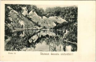 Szováta-sósfürdő, Baile Sovata; Vörös tó és sós-hegyek / lake and salt rocks