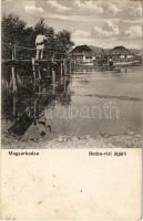 1916 Magyarbodza, Vama Buzaului (Bodzaforduló, Intorsura Buzaului); Bodza-vizi átjáró / river crossing (fl)