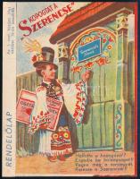 1943 "Kopogtat a szerencse", M. kir. Osztálysorsjáték, illusztrált reklám- és rendelőlap