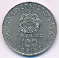 1980. 100Ft Ni "Szovjet-magyar közös űrrepülés" T:XF patina
Adamo EM61