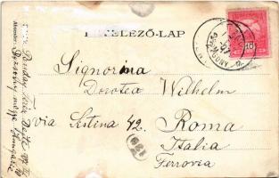 1907 Pozsony, Pressburg, Bratislava; Vaskutacska, Ferdinánd király vasfürdő, lovaskocsi. Neffe J. ki...